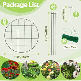 Jesosia peony-rose display frame keeps blooms vibrant and upright