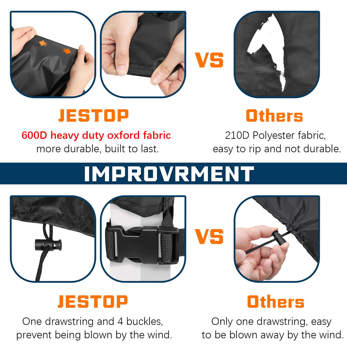 Branded storage bag included for easy folding and transport