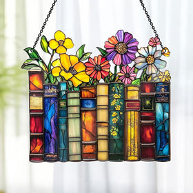 Jesuspirit wood and acrylic contrast suncatcher detail demonstrates refined craftsmanship.
