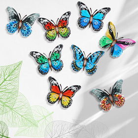 Jetec butterfly wall decor-2 brings lively charm to fences and patios