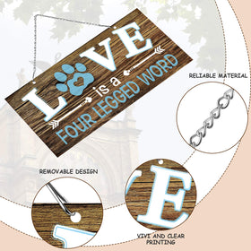 Jetec Christmas pet lover gift dog wall art enhances festive mood.