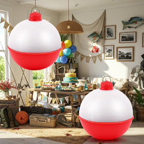 Jetec durable waterproof PVC bobber decor withstands outdoor use.