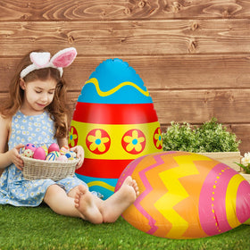 Jetec Easter eggs pattern-3, eye-catching print for garden decor and entrance focal point.