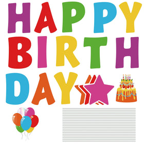 Jetec Happy Birthday cake sign provides a playful centerpiece for celebrations