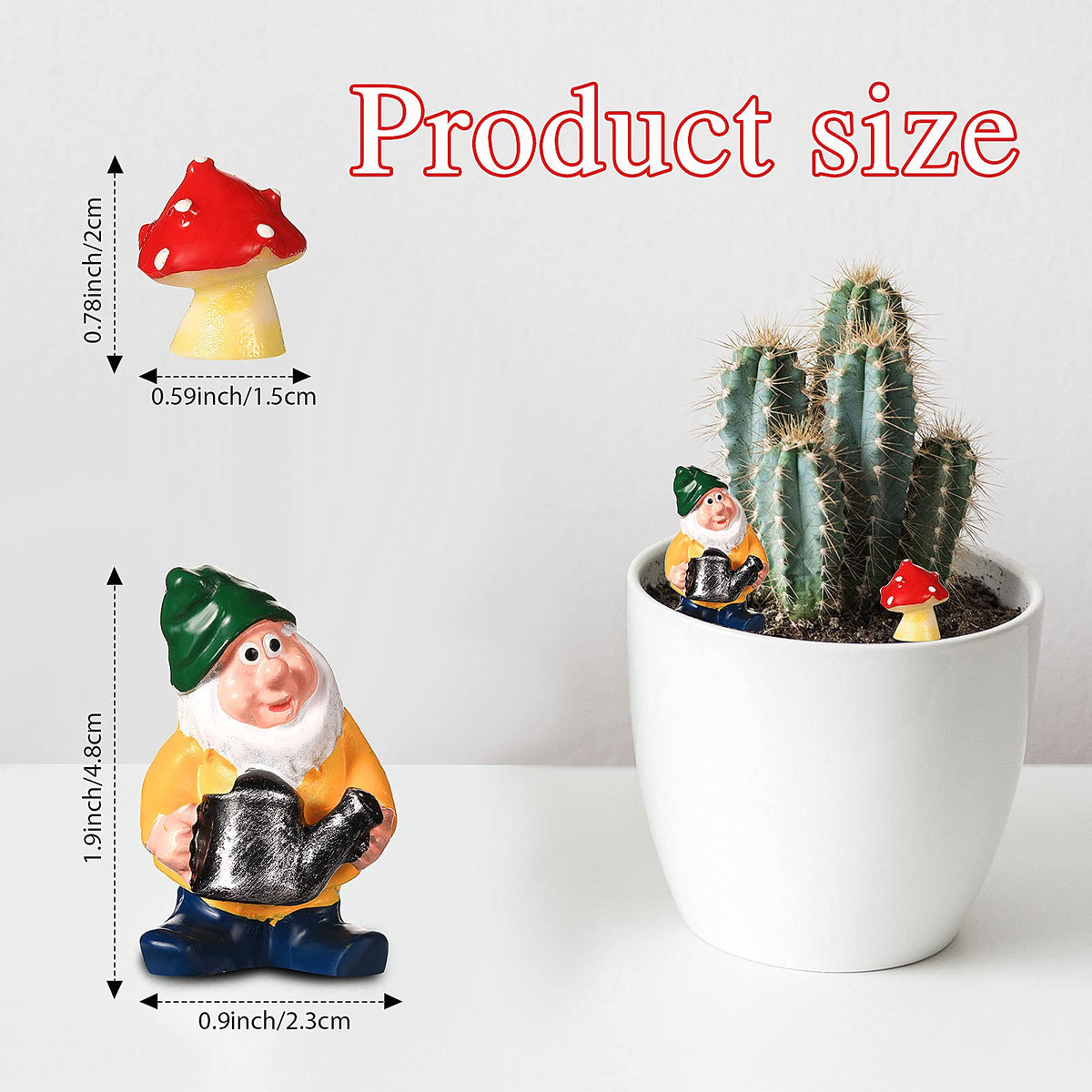 Jetec mini hedgehog big adds woodland charm to pots.
