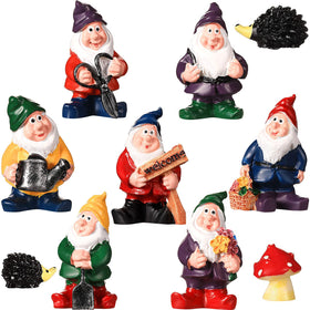 Jetec mini mushroom decor provides whimsical accents for pots.