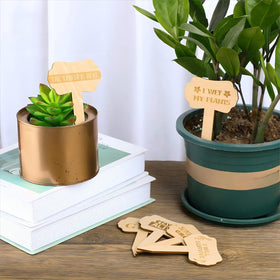 Jetec plant signs with cute word patterns for easy labeling.