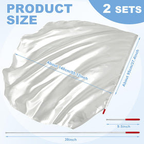 Jetec silver worship flag highlighting stage presence with reflective shimmer