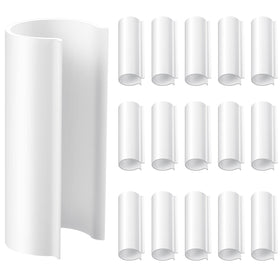 Jetec PVC pipe clip demonstrates 2.4-inch length for 3/4-inch pipes in a greenhouse