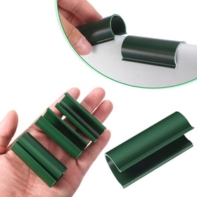Jetec PVC pipe clips for pool covers, rust-resistant and simple to secure above-ground protection.