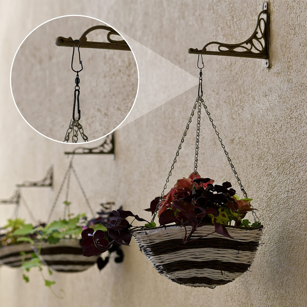 Jetec robust clip supports up to 6 pounds for secure outdoor decor