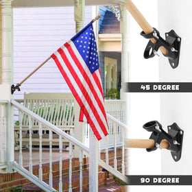 Jetec rust-proof flag bracket ideal for holidays and events