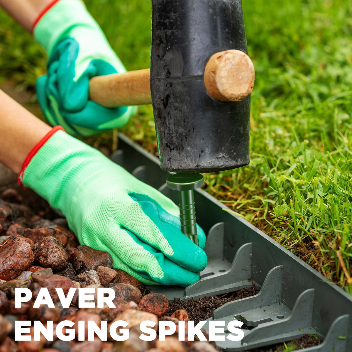 Jetec durable spiral stake resists wear during year-round use.