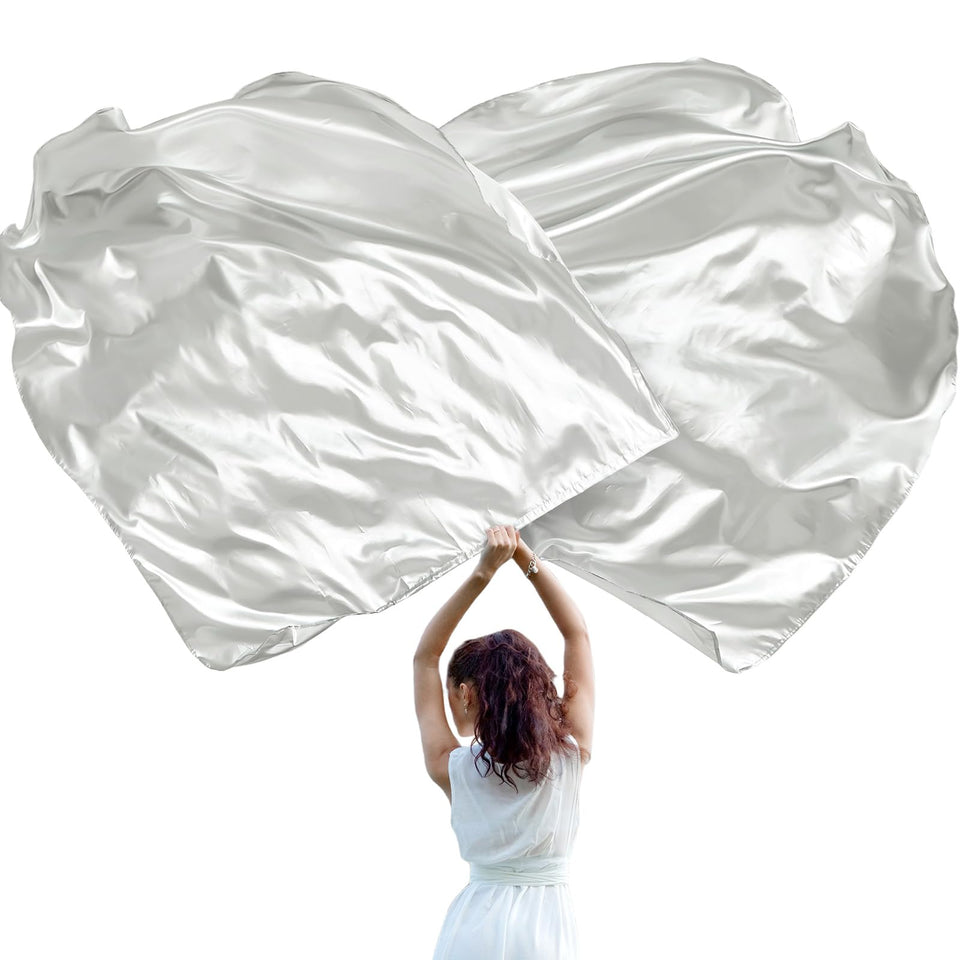 Jetec worship flags with angel wing design for graceful dance movements