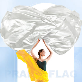 Jetec semicircle rod worship flag enabling stable spins during worship routines
