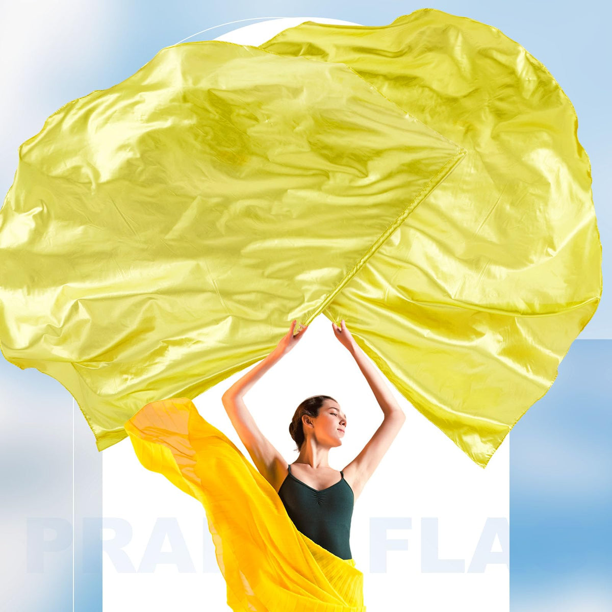 Jetec praise flags made of soft polyester for smooth practice