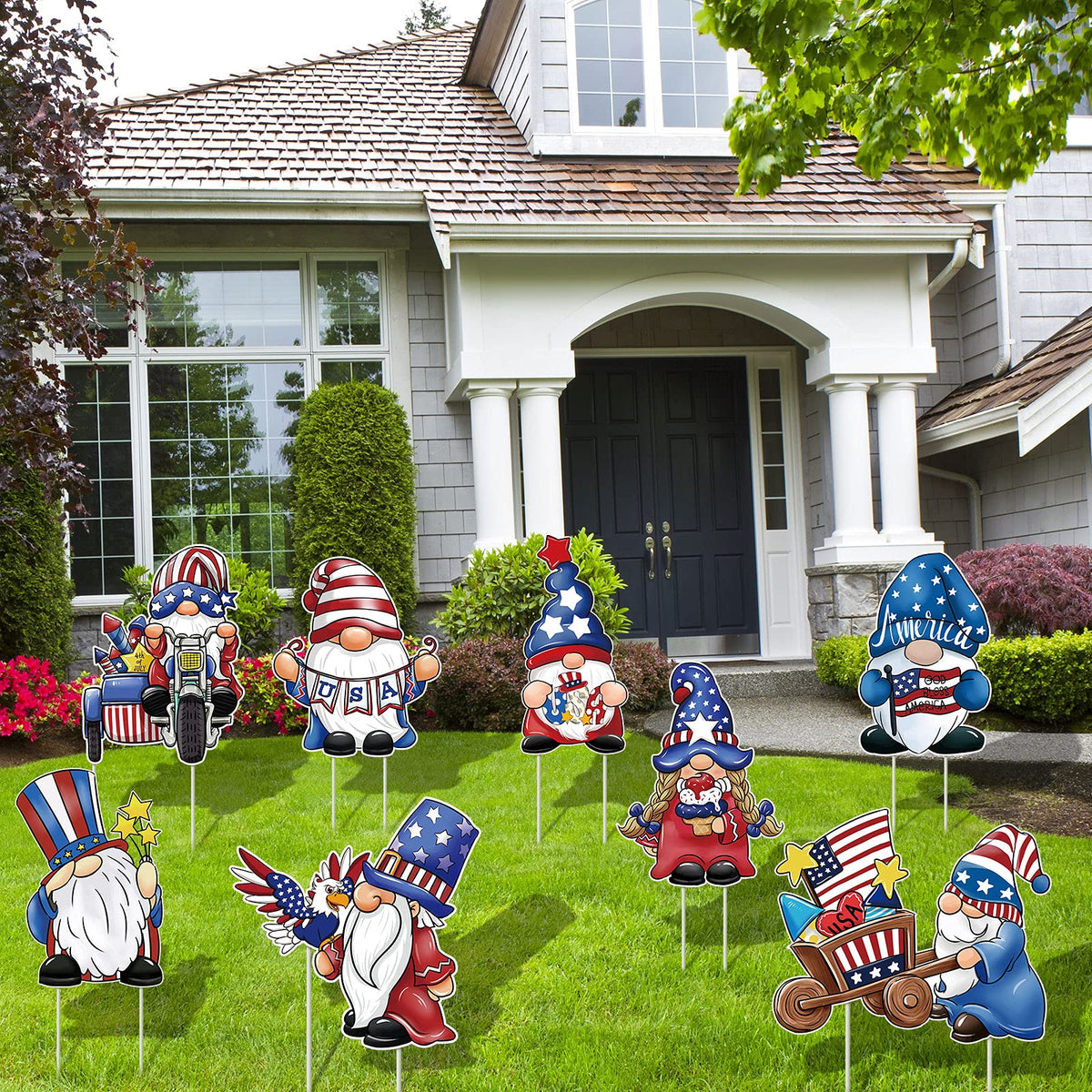 Jetec yard sign stakes kit helps easy installation on lawn or driveway