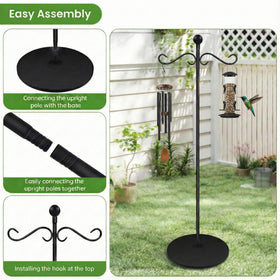 JETTIFY bird feeder hanger keeps feeding station accessible