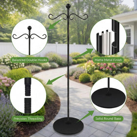 JETTIFY round base stand with clean lines for garden decor