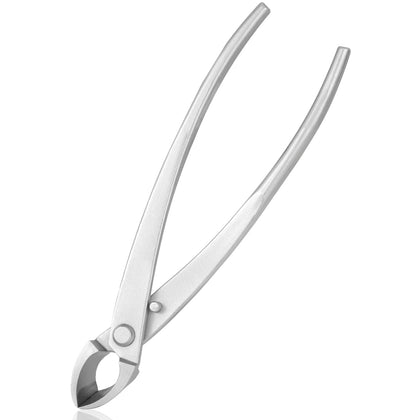 Jevie 8-inch concave cutter for Bonsai pruning, precise cutting with stainless steel blade.