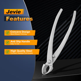 Jevie bonsai pruning tool with anti-slip handle for confident cuts.