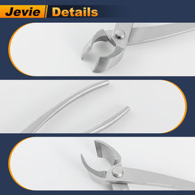Jevie garden cutting tool showcases compact design for easy one-handed use.