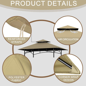 Jexlundo canopy features dual-pocket corners for secure fit