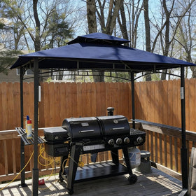 Jexlundo grill roof 5x8 reinforcement straps for secure attachment