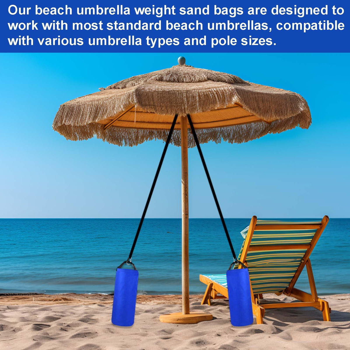 Jeyeou easy fill-and-place setup anchors canopies on sand