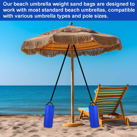 Jeyeou easy fill-and-place setup anchors canopies on sand
