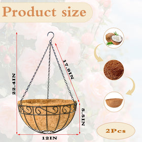 JFFLYIT versatile hanging planters suit indoor and outdoor spaces.