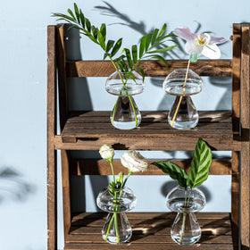 JGKYLDZ plant lovers gift: cute mushroom vase for home and desk