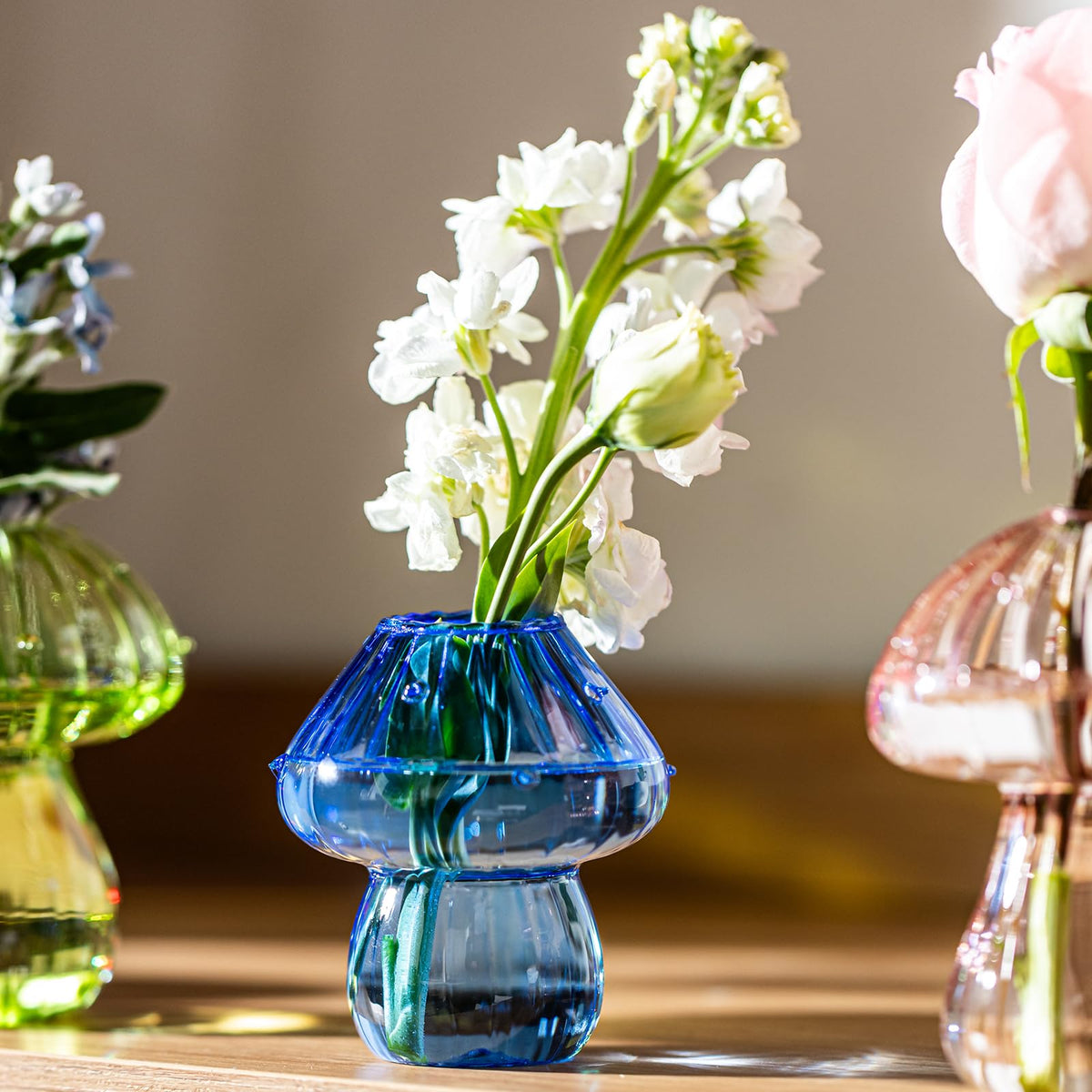 JGKYLDZ mushroom vases make thoughtful gifts for women and plant lovers.