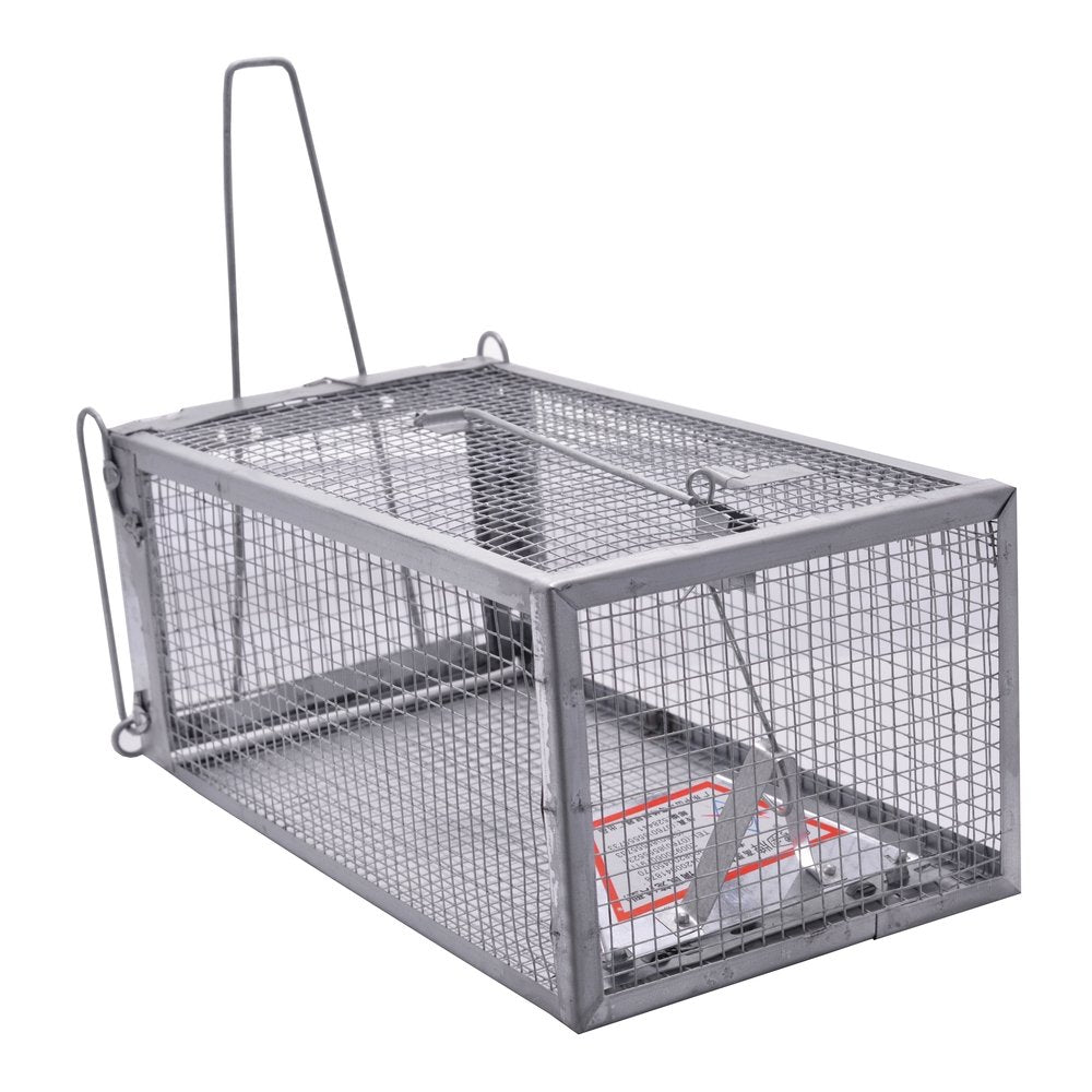 JGRZF Quality Rat Trap durable metal construction resists gnawing.