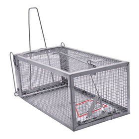 JGRZF Quality Rat Trap durable metal construction resists gnawing.