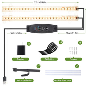 JhauvMw full-spectrum light at 3500K supports plant growth