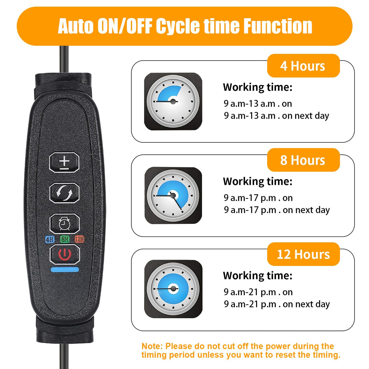 JhauvMw LED light auto timer saves time during busy weeks