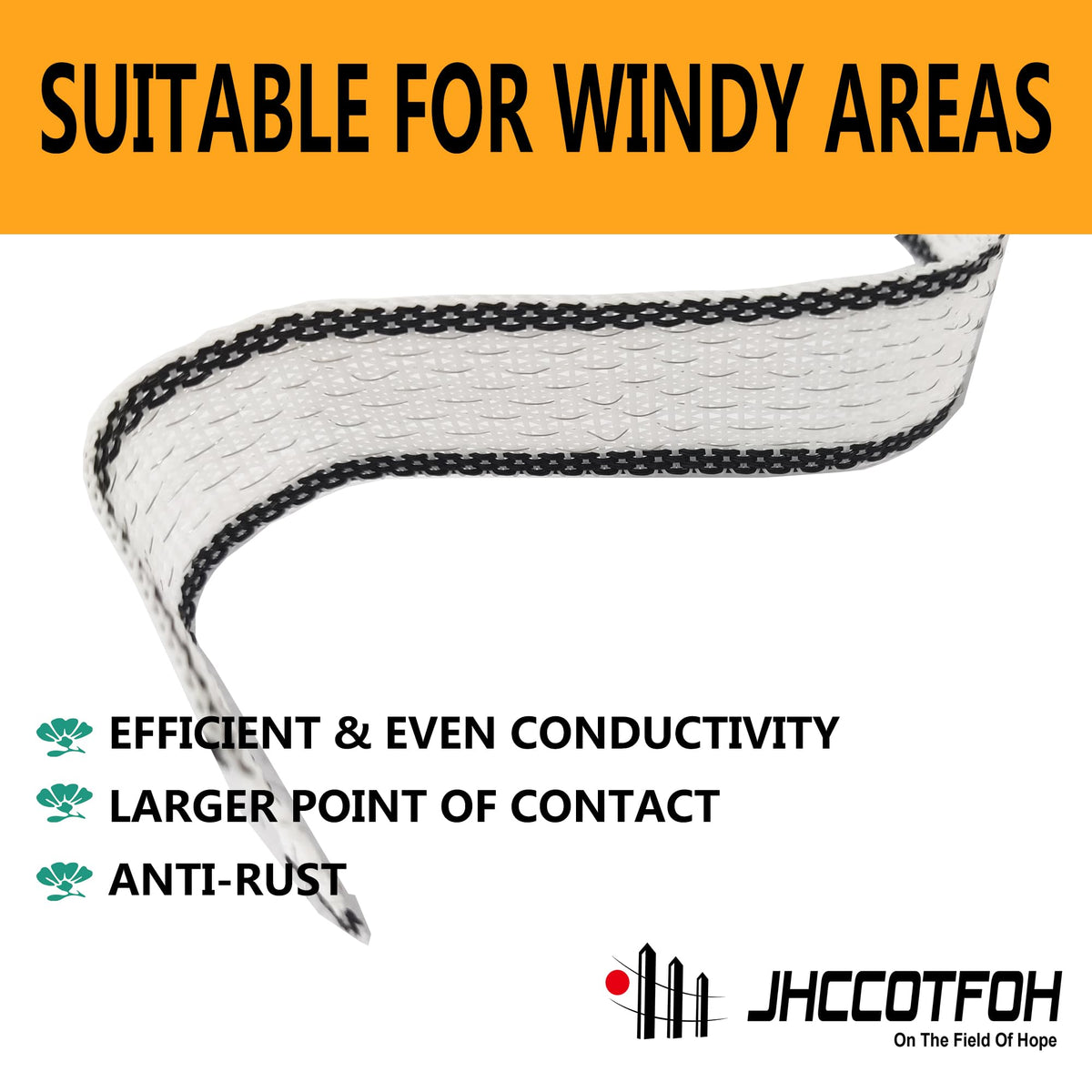 JHCCOTFOH 656 ft roll provides long fencing on large areas
