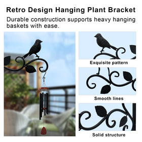 JIALAI HOME plant pot hanger 12in enables versatile outdoor display.