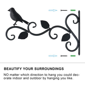 JIALAI HOME wind chime hanger enhances outdoor decor.