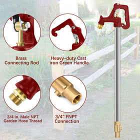 JIANBENKJ 3-4 in hose connection demonstrates standard hose compatibility