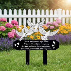 Jiasku heavy-duty stake stays upright in wind for lasting memorial.
