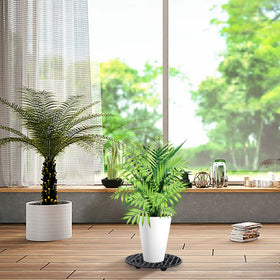 JiaUfmi durable plant stand fits indoor and outdoor spaces with easy cleaning.