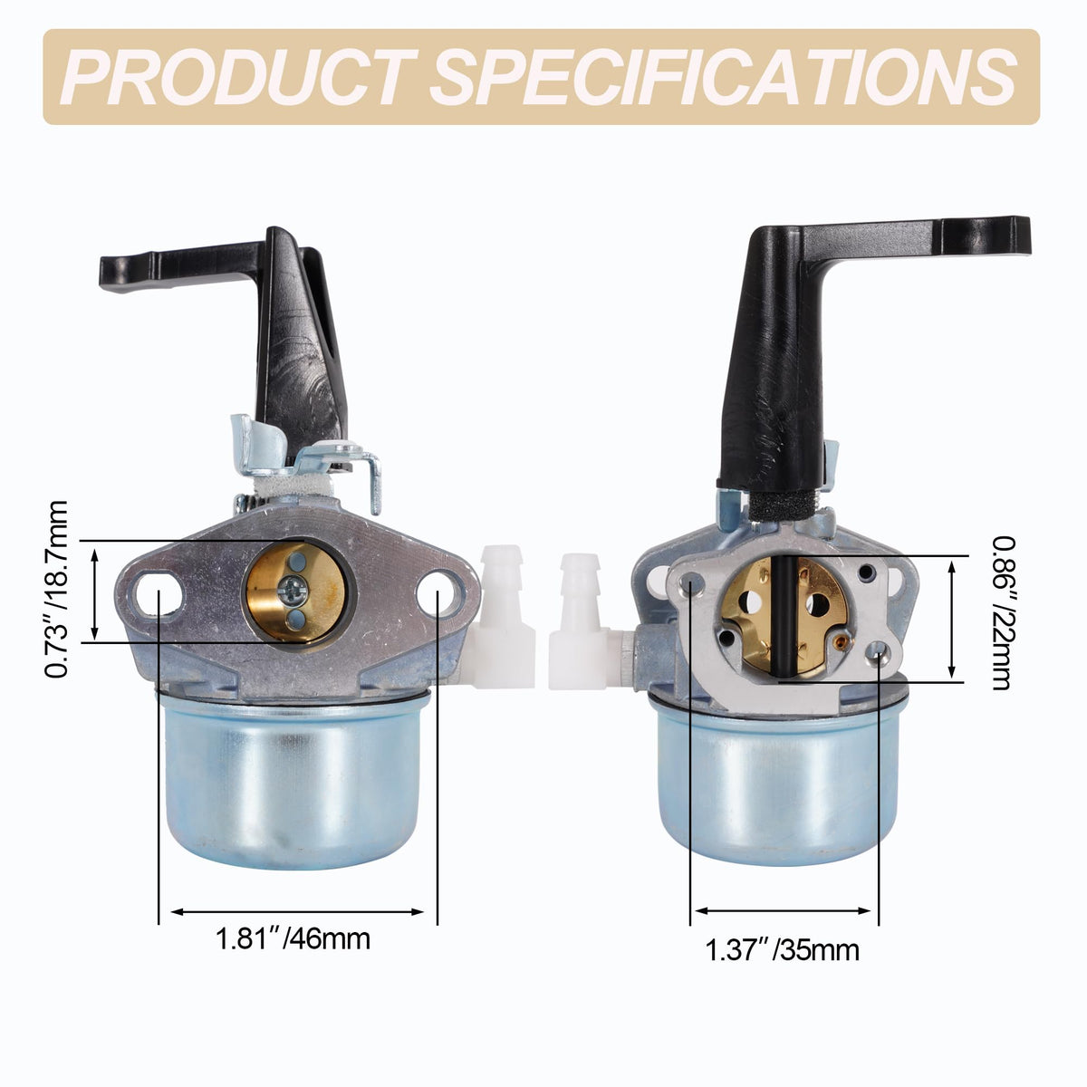 JIAYAN carburetor gasket set ensures tight seals and easy installation.