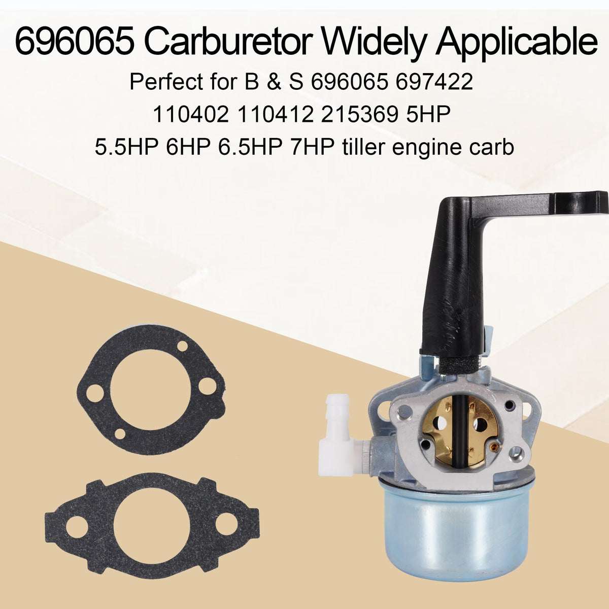 JIAYAN spark plug included for reliable ignition and easy starting.