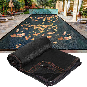 JIAYECHQI pool leaf net cover 20x40 rectangle protects water from debris.