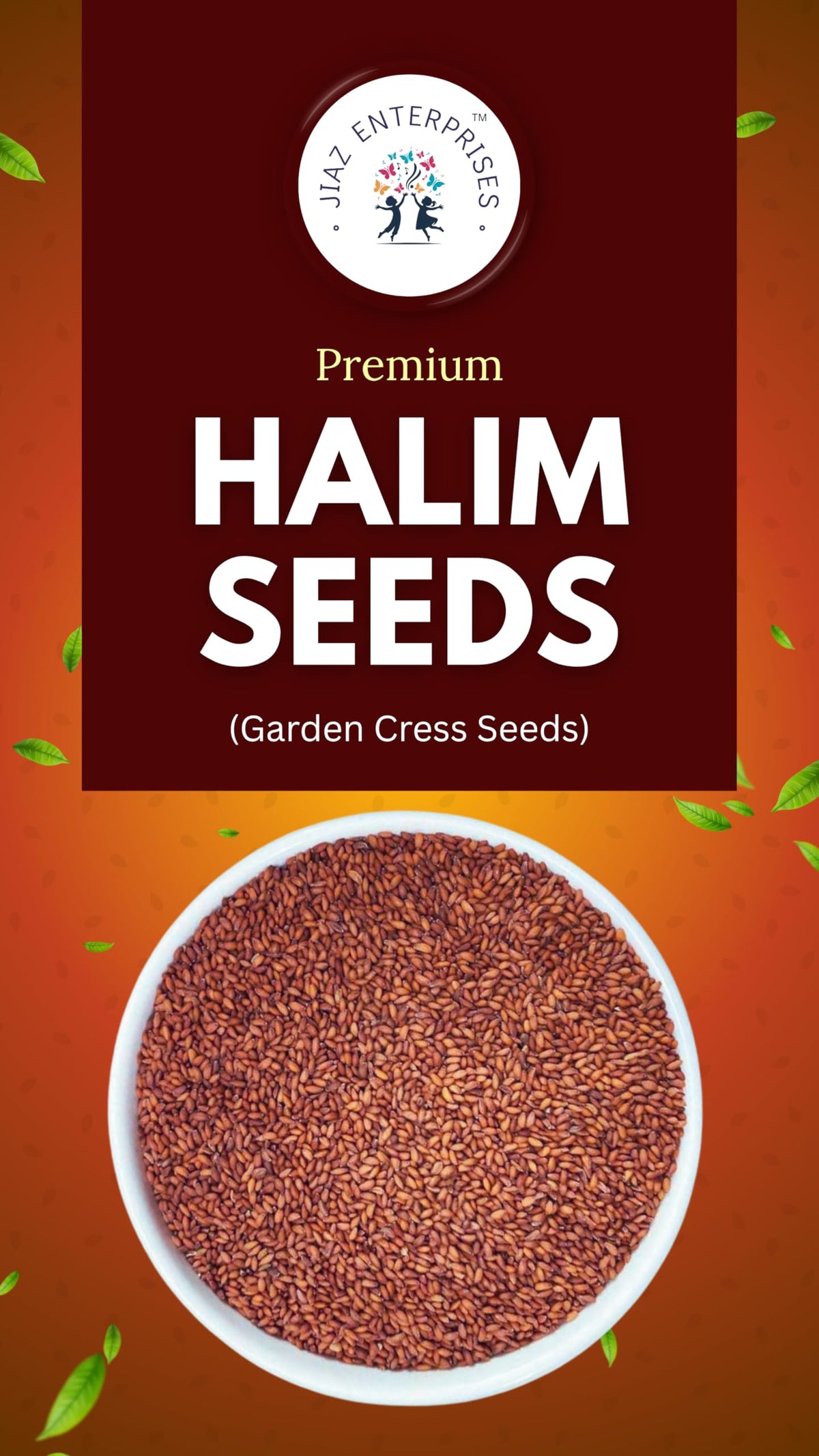 JIAZ Halim seeds sprinkled on salad for crunch