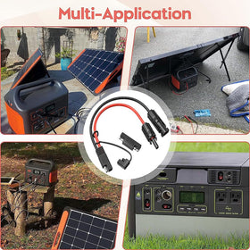 Jienk RV solar charging setup for travel-ready power access