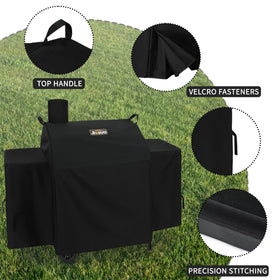 JIESUO Char-Griller cover waterproof layer keeps the grill dry during rain