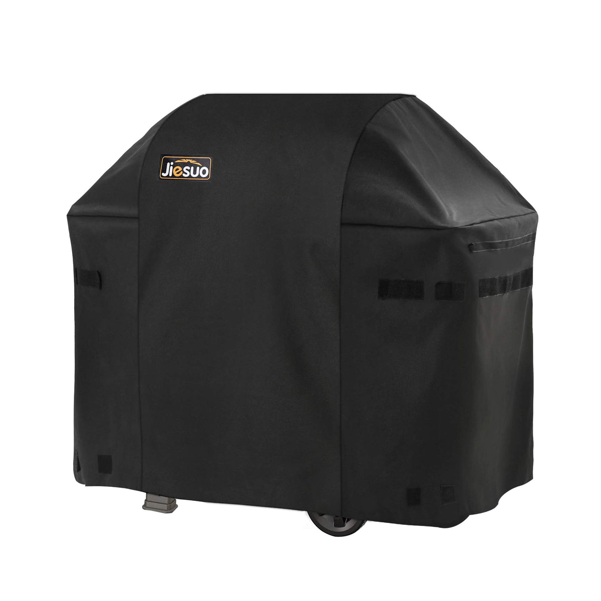 Jiesuo grill cover on Weber Spirit II 210 protects from rain and wind